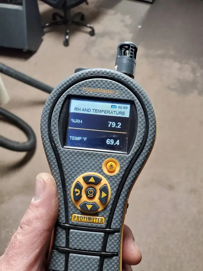Moisture meter humidity assessment for Fire & Smoke Damage Restoration in Trinidad